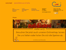 Tablet Screenshot of curryinsel.at